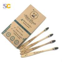 Customizable logo cheap bamboo toothbrush